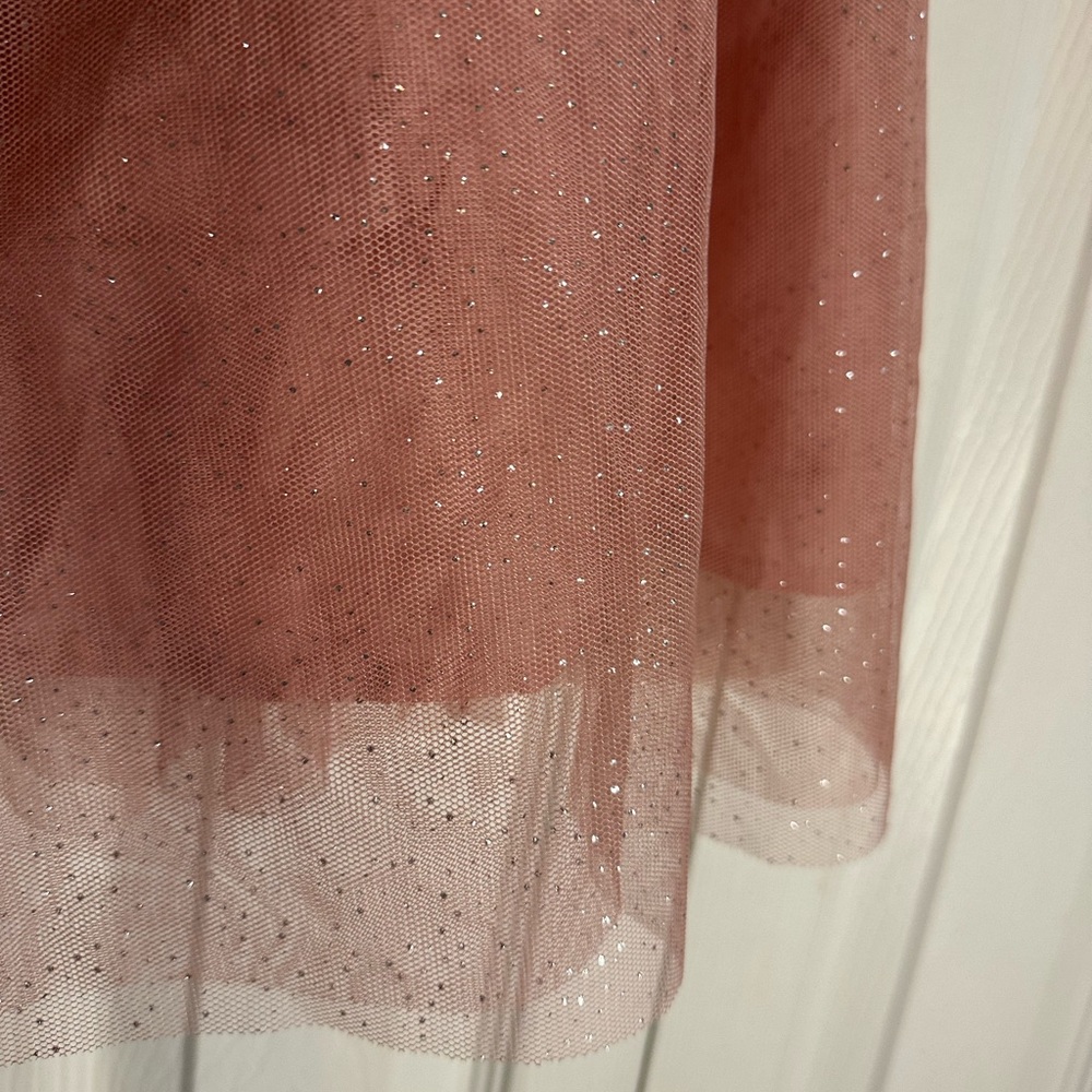 RESERVED- L & XL•Twice Chic Boutique Brynn Perfectly Blush Pink Tulle Skirt - Picture 5 of 16